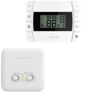 Termostat Programabil SALUS DT500RF, fara fir, 5 ani garantie
