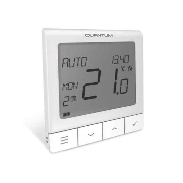 Termostat Salus Quantum WQ610RF programabil fara fir pentru centrale cu OpenTherm. 5 ani garantie