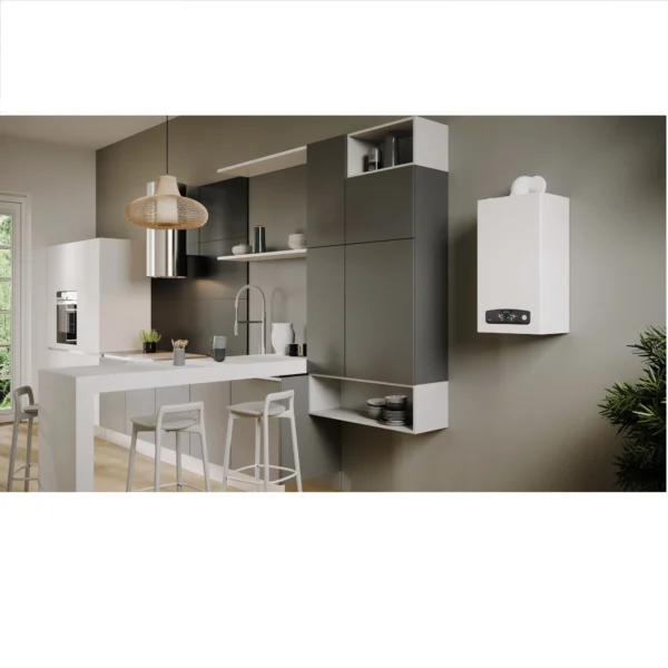 Centrala termica pe gaz in condensare Ariston CARES S 24 kW, clasa A, LCD