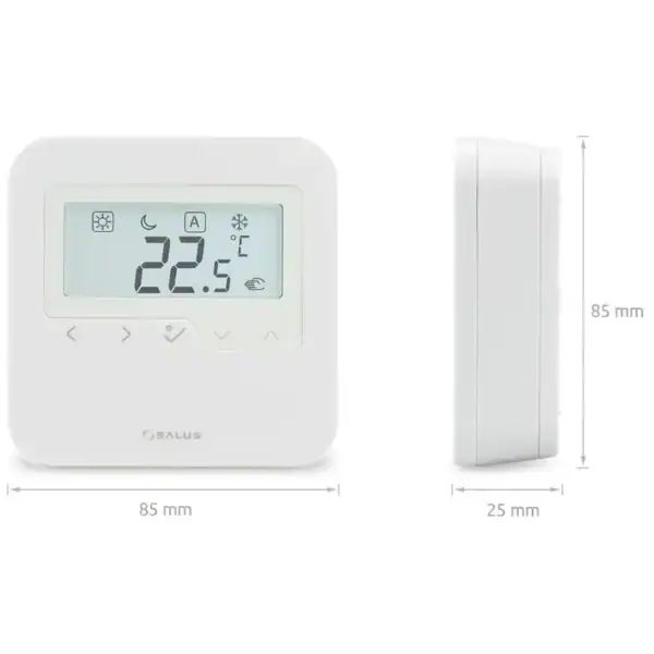 Termostat Neprogramabil pentru incalzirea in pardoseala SALUS HTRS230, montaj aparent