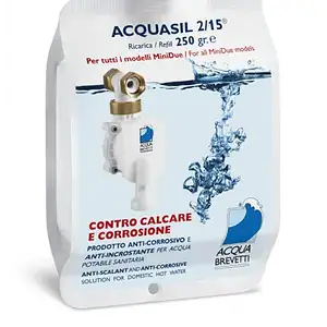 Produs antiincrustant cu efect anticoroziv Acqua Sil 2/15, cod PC100, Pachet 4x250ml