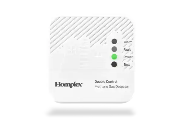 Detector de gaz metan cu fir și declanșare dublă 12VDC/230VAC – Homplex HD100 PRO Double Control