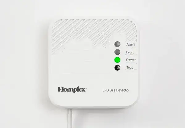 Detector de gaz GPL cu fir și declanșare 230V – Homplex HD100 PRO GPL